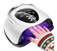 LadyMisty 220W LED UV Light Dryer for Nails Gel Polish with 57 Lamp Beads 4 Timer Setting & LCD Touch Display Screen, Auto Sensor, Professional Nail Light