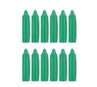 ladyrobyn Box of 12 Green Candles | 4 inches Tall & 3/4 inch Diameter | Witchcraft Supplies for Your Personal Wiccan Altar, Spells, Charms & Intentions | Witchy Room Decor | Taper Candlesticks
