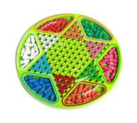 Lady's Board Game for Adults, Hexagonal Educational Table Games, Colourful Beads Set for Chess Game and Draughts Game, For Girls as well as for Family Reunions, Events,
