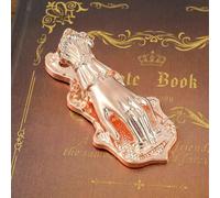 Lady's Hand Shaped Metal Clip Page Holder Vintage Accessory for Journaling & Traveler's Notebooks Bullet Junk Journal Clip Decorative Clips Gifts for Book Lovers, Journalers, Woman Writers Rose Gold