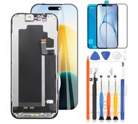 LADYSON Incell LCD Screen for iPhone 17 Pro Screen Replacement 6.3 Inch Display Digitizer Assembly, LCD Repair Part with Face ID Support for A3256/A3523/A3522/A3524 - Black