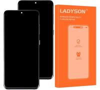 LADYSON INCELL LCD Screen Replacement for Oneplus 9 5G LE2113 LE2111 LE2110 LE2117 LE2115 LCD Display Digitizer Touch Assembly Repair Kit Black with Frame