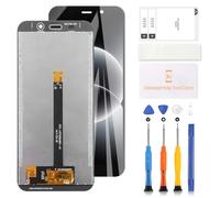 LADYSON LCD Screen for Fossibot F101 Screen Replacement for Fossibot F101 Pro LCD Display Touch Screen Digitizer Full Glass Assembly Repair Part with Tools (Black)