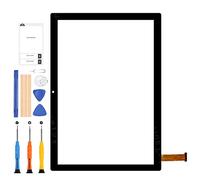 LADYSON Screen Replacement for DUODUOGO Tab-S1 Touch Screen Digitizer for DUODUOGO Tab-S1 Tablet PC Capacitive Glass Sensor Panel Lens Repair Parts Kit +Tools (Black)