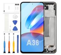 LADYSON TFT LCD Display for Samsung Galaxy A36 5G LCD Screen Replacement for Samsung Galaxy A36 5G/A366B/A366E Display Touch Screen Digitizer Assembly Repair Parts Kit with Frame(NO Fingerprint)