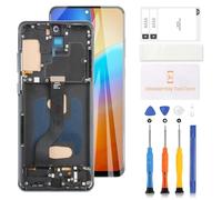 LADYSON TFT LCD Display for Samsung Galaxy S20 Plus 5G LCD Screen Replacement with Frame for Samsung S20 Plus G985 G985A G985F G985P G9860 Display Touch Screen Digitizer Full Assembly with Tool,Black