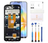 LADYSON TFT LCD Screen for Vivo Y28S 5G V2346 LCD Display Touch Screen Digitizer Full Glass Assembly Replacement Repair Kit with Tools(Black with Frame)