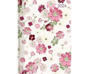 Ladytimer Flower Love 2024 - Flower - Pocket Calendar A6 (10.7 x 15.2 cm) - Weekly - 192 Pages - Note Book - Appointment Planner - Alpha Edition