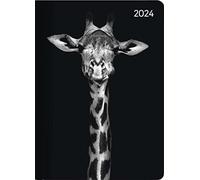 Ladytimer Midi Wild Life Art 2024 - Pocket Calendar 12 x 17 cm - Drops - with Matte Film - Note Book - Weekly - 192 Pages - Alpha Edition