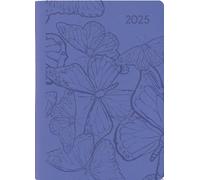 Ladytimer Mini Deluxe Lavender 2025 - Taschen-Kalender 8x11,5 cm - Tucson Einband - Motivprägung Spruch - Weekly - 144 Seiten - Alpha Edition