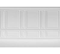 Laeacco Empty Room Architectural White Wall Background 10x8ft Vinyl Photography Background Classic Style White Wall Houses Flats Interior Vintage White 3D Blank Decor Elegant Backdrop