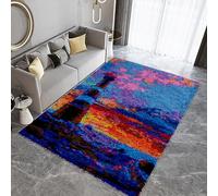 Laegnfho 40 x 70 cm Large Latch Hook Kits for Adults Beginners, Tapestry Kits, DIY Rug Making Kit for Adults with Printed Patterns, Canvas Yarn Latch Hook Kit, Latch Hook Rug Kit for Home Décor