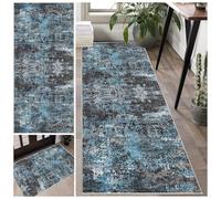 Laegnfho Hallway Runner Rug Non Slip Runner Rug 40 x 120 cm Soft Hall Runner Kitchen Runner Rug Indoor Door Mat Rug Washable Floor Carpet Runner for Entryway Living Room Bedroom Laundry