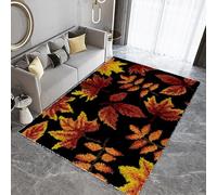 Laegnfho Latch Hook Kits for Adults, DIY Latch Hook Rug Kits for Beginners, Crochet Kit for Beginners, Rug Making Kits with Printed Canvas, Home Decor 55 x 75 cm