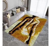 Laegnfho Latch Hook Kits for Adults, DIY Latch Hook Rug Kits for Beginners, Crochet Kit for Beginners, Rug Making Kits with Printed Canvas, Home Decor 61 x 87 cm