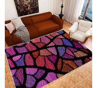 Laegnfho Latch Hook Rug Kit, DIY Crochet Carpet for Adults Beginners, Patterns Pre-Printed Canvas Rug Hooking Kits Home Decor, Rug Making Kit for Adults 40 x 70 cm