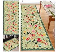 Laegnfho Long Runner Rug for Hallway Washable Carpet Runner Rug for Kitchen Non Slip Stair Area Rug 60 x 220 cm Very Long Hallway Hall Runner Narrow Rugs Kitchen Runners Heavy Hall Runner Door Mat