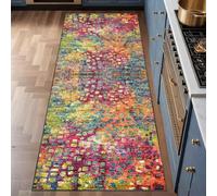 Laegnfho Runner Rug for Hallway Non Slip, Long Hallway Hall Runner, Runner Rugs for Kitchen Mat, Narrow Rugs Washable for Bedroom, Laundry Room, Kitchen, Entrance, Corridor 40 x 80 cm