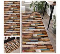 Laegnfho Runner Rugs for Hallway Non Slip 40 x 250 cm Carpet Runner Vintage Hall Runner rug Long Washable Kitchen Rugs Floor Carpet Runners for Kitchen Laundry Room Hallway Entryway