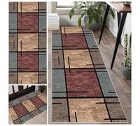 Laegnfho Runner Rugs for Hallway Non Slip 80 x 300 cm Carpet Runner Vintage Hall Runner rug Long Washable Kitchen Rugs Floor Carpet Runners for Kitchen Laundry Room Hallway Entryway