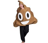 LAEMILIA Unisex Halloween Costume Creative Poo Cosplay Dress up Themed Party Pretend Play Brown