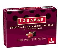 LÄRABAR Chocolate Raspberry Truffle, Gluten Free, Vegan, Fruit Nut Bar, Pack of 8