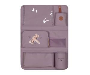 LÄSSIG Adventure Kids car back seat organizer, 55 cm, Dragonfly purple