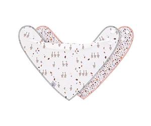 LÄSSIG Baby Bandana/cowl-neck 2 pcs assorted Tiny Farmer Goose lilac ash