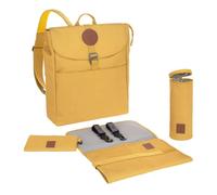 LÄSSIG Baby Changing Backpack with Changing Accessories/Backpack Adventure Lemon Curry