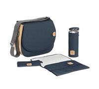 LÄSSIG Baby Changing Bag Stylish Shoulder Bag Including Changing Accessories/Green Label Saddle Bag