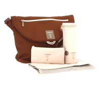 LÄSSIG Baby Changing Bag with Accessories Green Label Manu Messenger Bag Rust