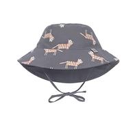 LÄSSIG Baby Children's Sun Hat Beach Hat Summer Hat Reversible Breathable UV Protection 80 Tiger Grey Size 43/45