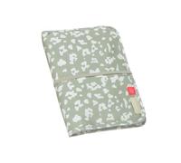 LÄSSIG Baby Nappy Bag with Changing Mat with Pocket for Wet Wipes for Travelling/Changing Pouch Leo Light Khaki