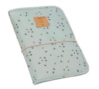 LÄSSIG Baby Nappy Bag with Changing Pad for On The Go/Changing Pouch Floral mint