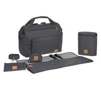 Lässig Baby Nappy Changing Backpack Big for Twins/Goldie Twin Changing Backpack, Anthracite