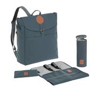 Lässig Baby Nappy Changing Backpack Diaper Bag with Accessories/Green Label Backpack Adventure, Petrol Blue