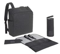 Lässig Baby Nappy Changing Backpack Diaper Bag with Accessories/Tender Backpack, Anthracite