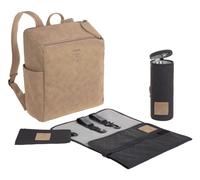 Lässig Baby Nappy Changing Backpack Diaper Bag with Accessories/Tender Backpack, Camel