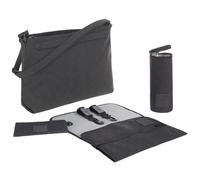 Lässig Baby Nappy Changing Bag Diaper Bag with Accessories/Tender Shoulder Bag, Anthracite