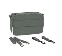 LÄSSIG Baby Pram Organiser Shoulder Bag Stroller Bag incl. Pram Clip/Casual Buggy Organizer Bag Olive