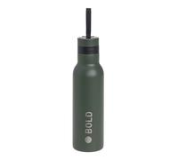 Lässig Bold Double Walled Bottle Stainless Steel Dark Olive