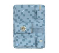 LÄSSIG Car Organiser, Car Back Seat Organiser, Back Seat Bag for Car, for Hanging, Foldable, Car Wrap-to-Go Pattern, Party Blue