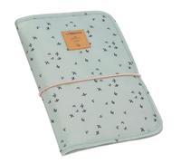 LÄSSIG Baby Nappy Bag with Changing Pad for On The Go/Changing Pouch Floral mint