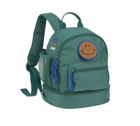 LÄSSIG Children's Backpack with Chest Strap Nursery Bag Nursery Backpack 27 cm 6.5 litres 3 Years Mini Backpack Dark Green, Green, Modern