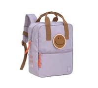 LÄSSIG Children's Backpack with Chest Strap Nursery Bag Nursery Backpack 27 cm 7 litres 3 Years Mini Square Backpack Lilac, Purple, Modern