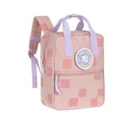 LÄSSIG Children's Backpack with Chest Strap Nursery Bag Nursery Backpack 28 cm 7 Litres 3 Years Mini Square Backpack, rose, Children's backpack