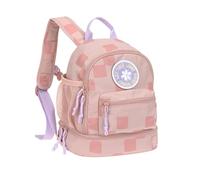 LÄSSIG Children's Backpack with Chest Strap Nursery Bag Nursery Backpack 28 cm 7 Litres 3 Years Mini Square Backpack, rose, Children's backpack