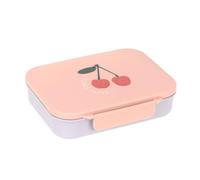 LÄSSIG Children's Bento Lunch Box with Compartments Happy Fruits Cherry