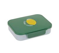 LÄSSIG Children's Bento Lunch Box with Compartments Happy Fruits Lemon