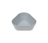 LÄSSIG Children's Bowl Without Melamine, BPA-Free, Made from biocomposite/Bowl geo, Grey-Blue